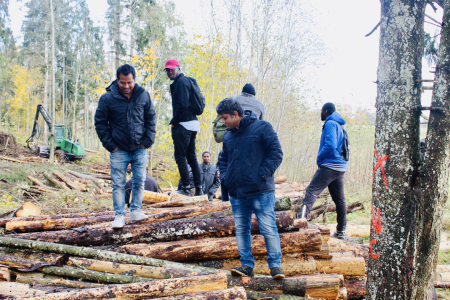 LLU starptautiskās maģistra programmas “Lauksaimniecības un pārtikas biznesa vadīšana” (“Agri-food Management”) studenti iepazīstas ar mežu apsaimniekošanu Kurzemes mežos